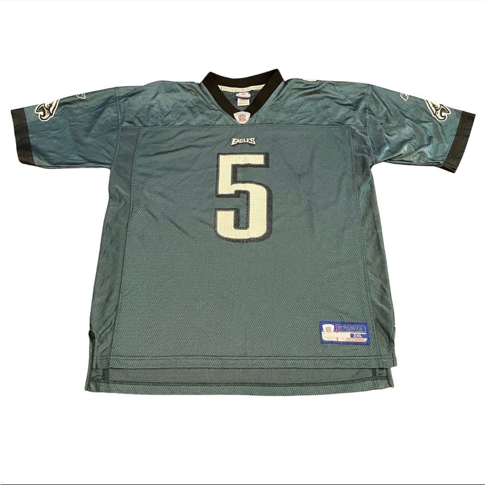 Vintage Reebok Philadelphia Eagles Donovan McNabb #5 2 NFL Green Throwback